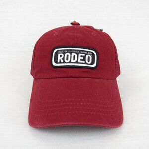 Houston Livestock Show Rodeo Women's Cap Trucker Snap Back Embroidered Hat